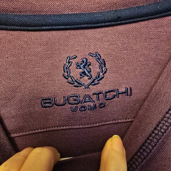 Bugatchi uomo purple long sleeve shirt - Picture 2 of 4